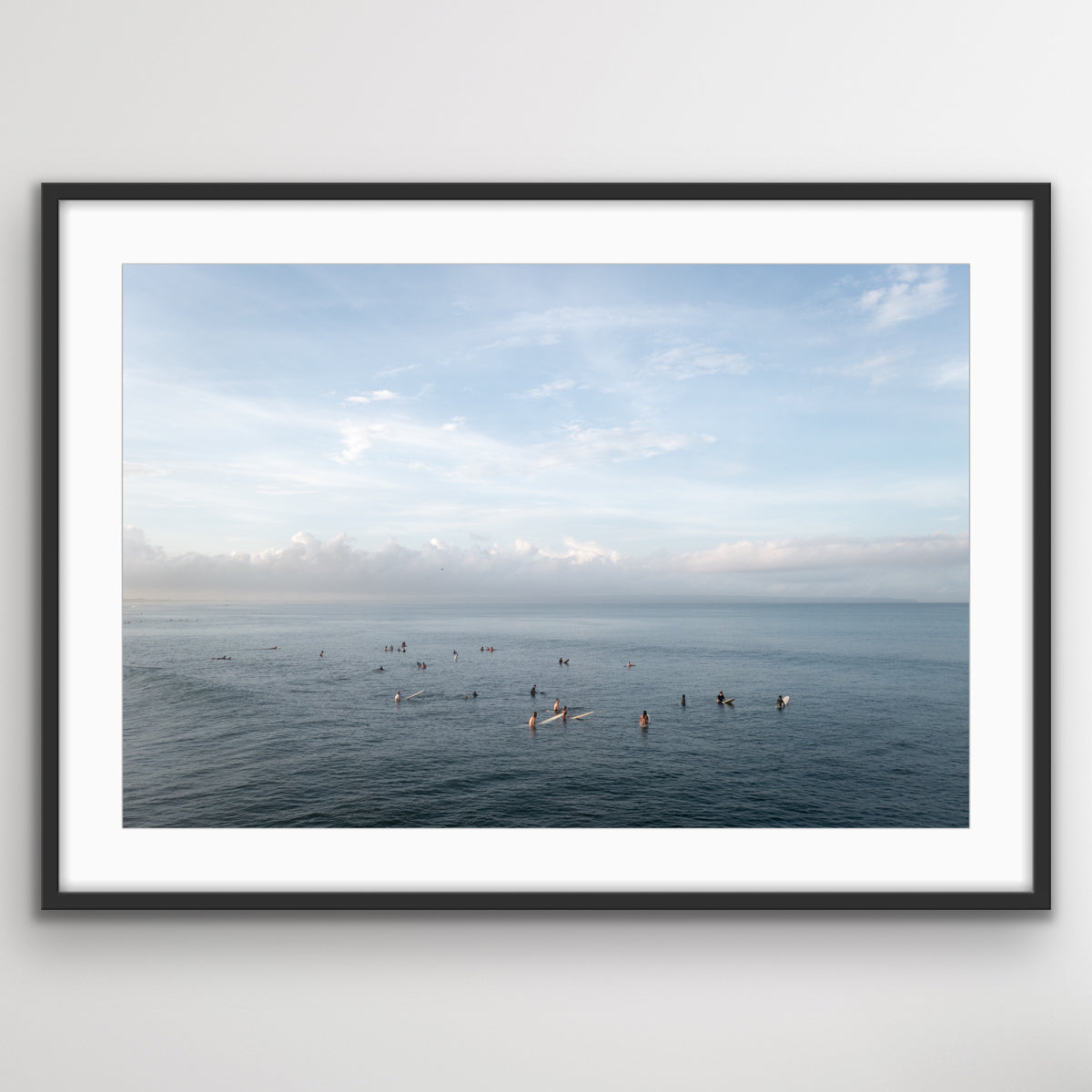 Bali Canggu Line Up aerial coastal landscape photo print