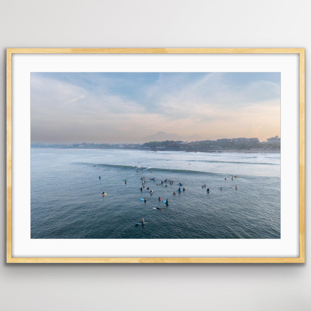 Drone aerial view of Bali Island of the Gods fine art wall art photography print