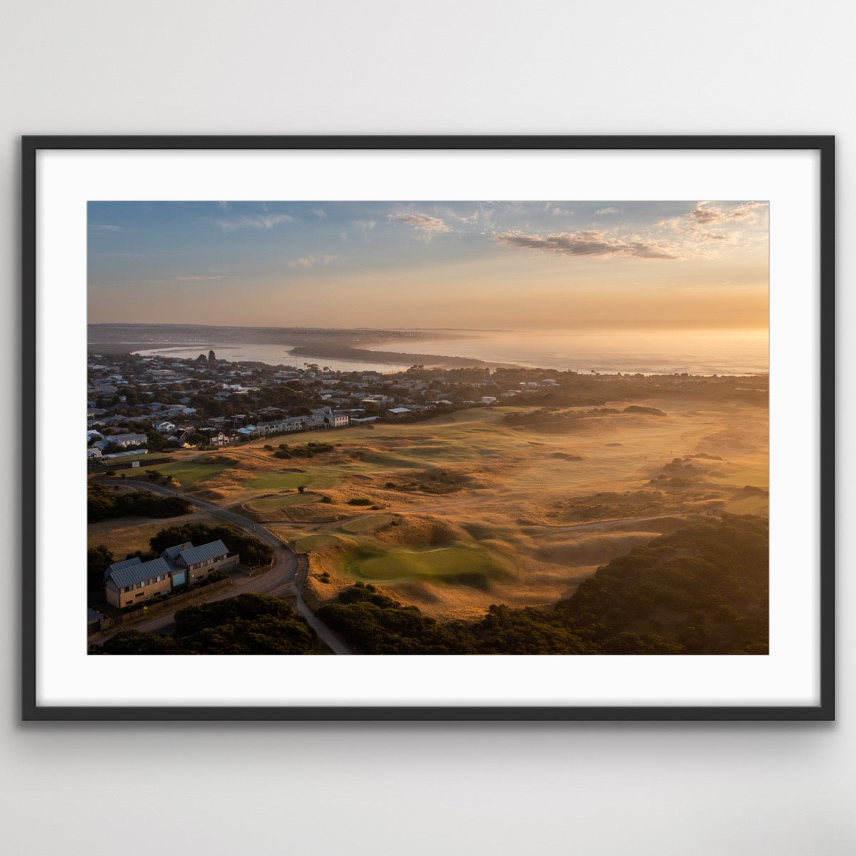 Barwon Heads Victoria aerial landscape photo – coastal wall art print