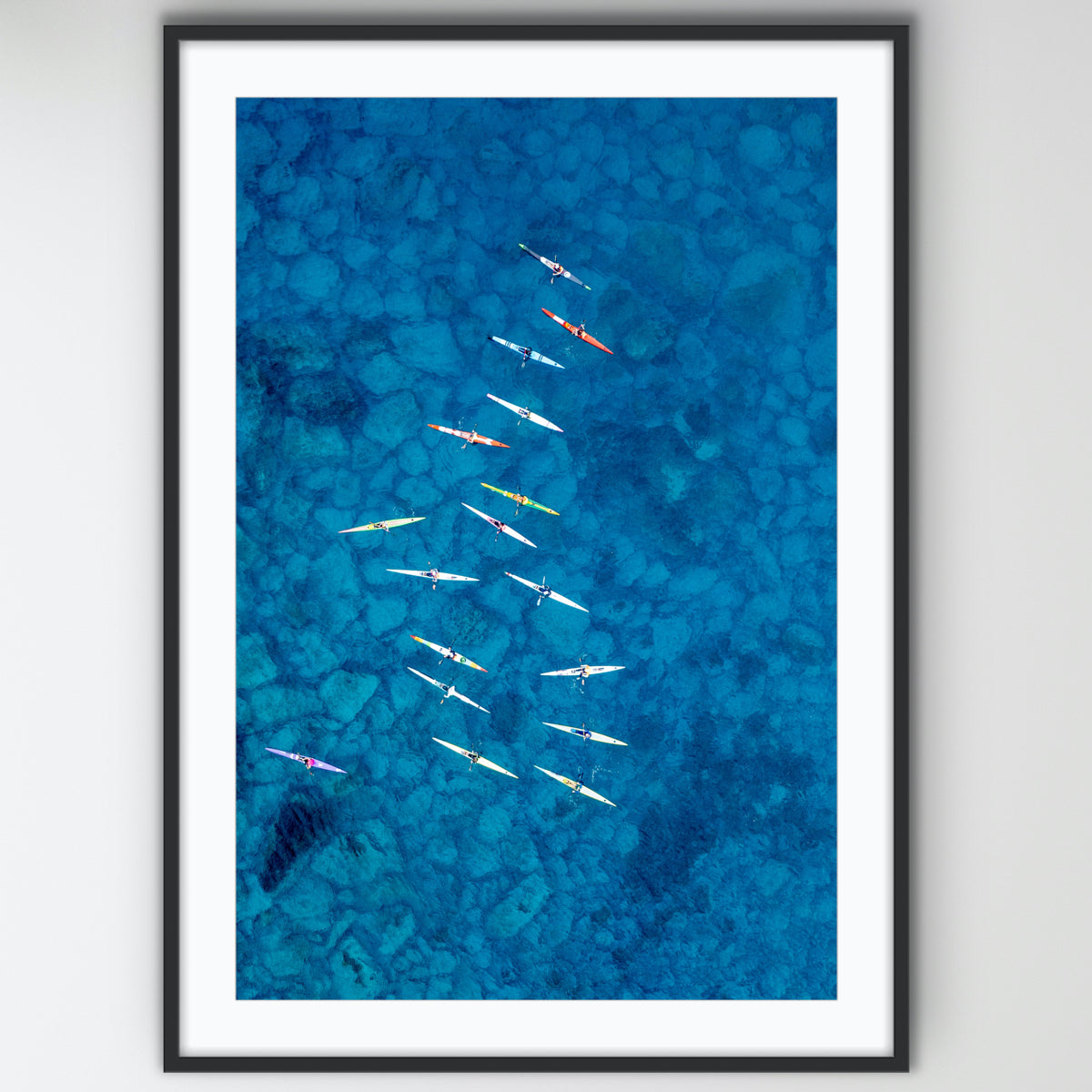 Bondi Beach ocean sports aerial photography print