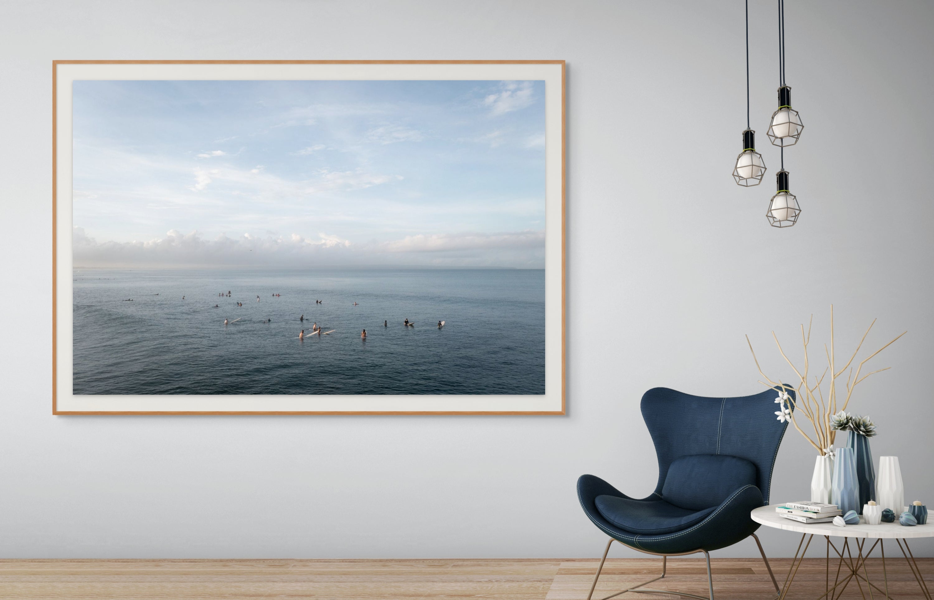 Bali Canggu Line Up aerial coastal landscape photo print