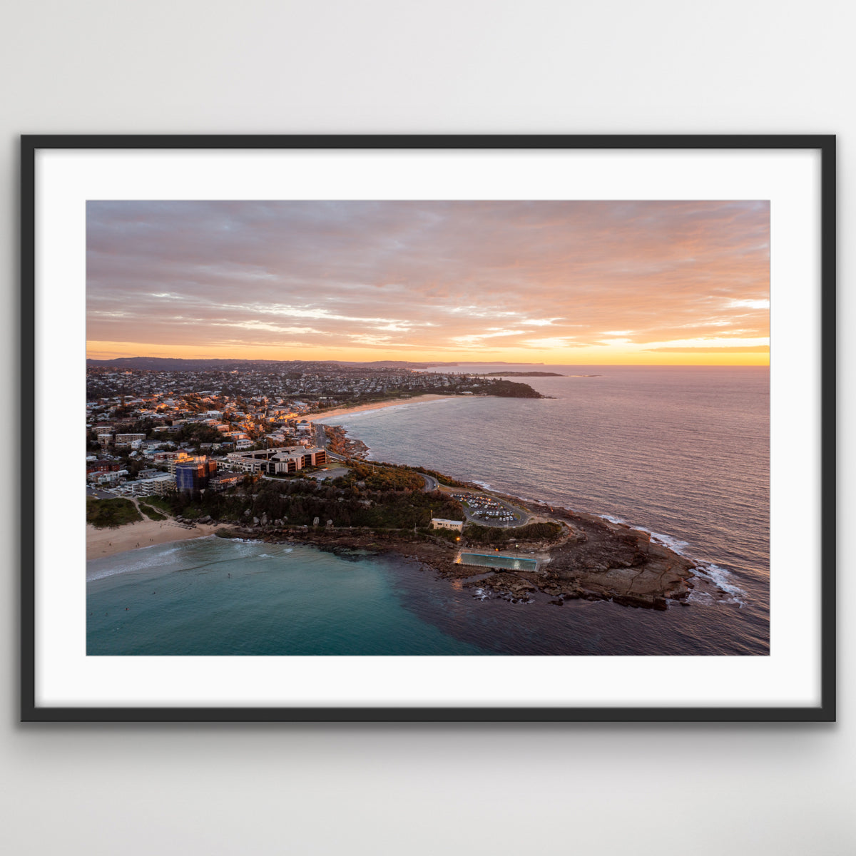 Freshwater Beach sunrise wall art Northern Beaches”