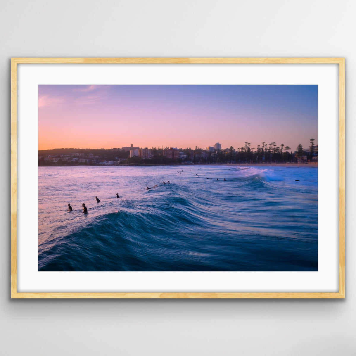 Sydney Manly Beach dawn surf photography print
