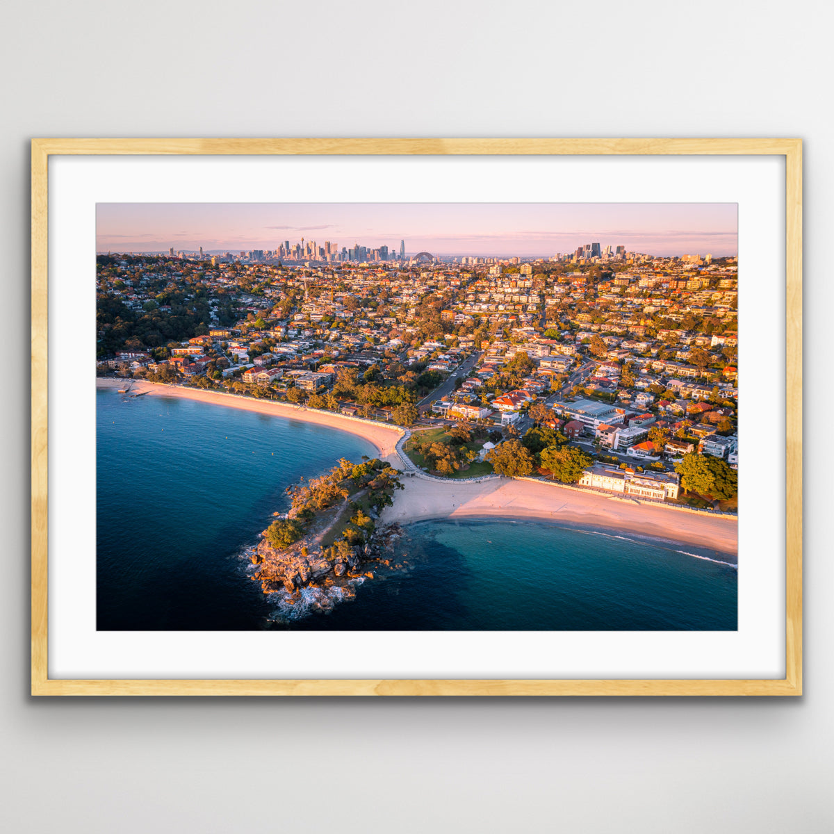 Sydney harbour Balmoral Beach fine art print