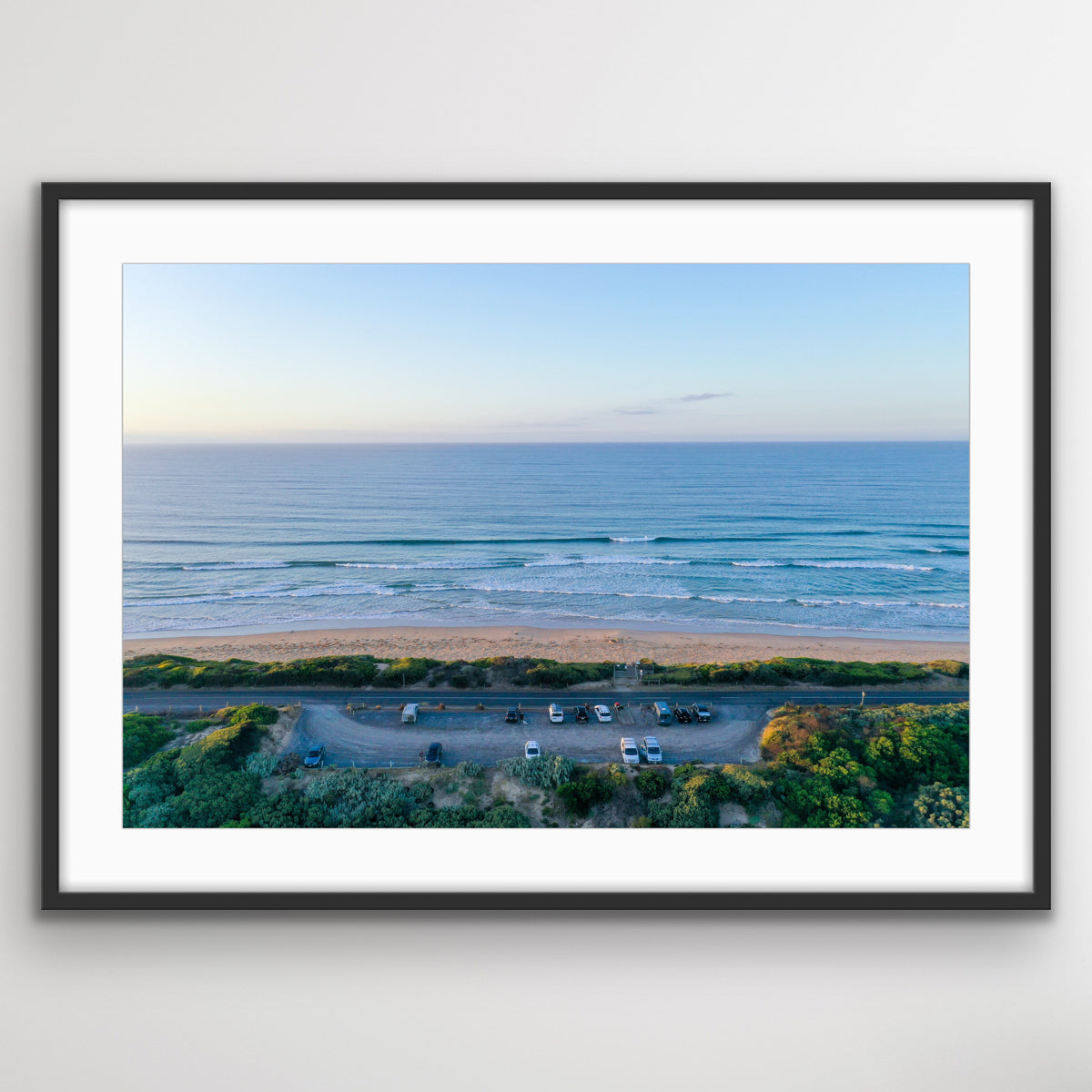 Victoria 13th Beach dawn light aerial photography print