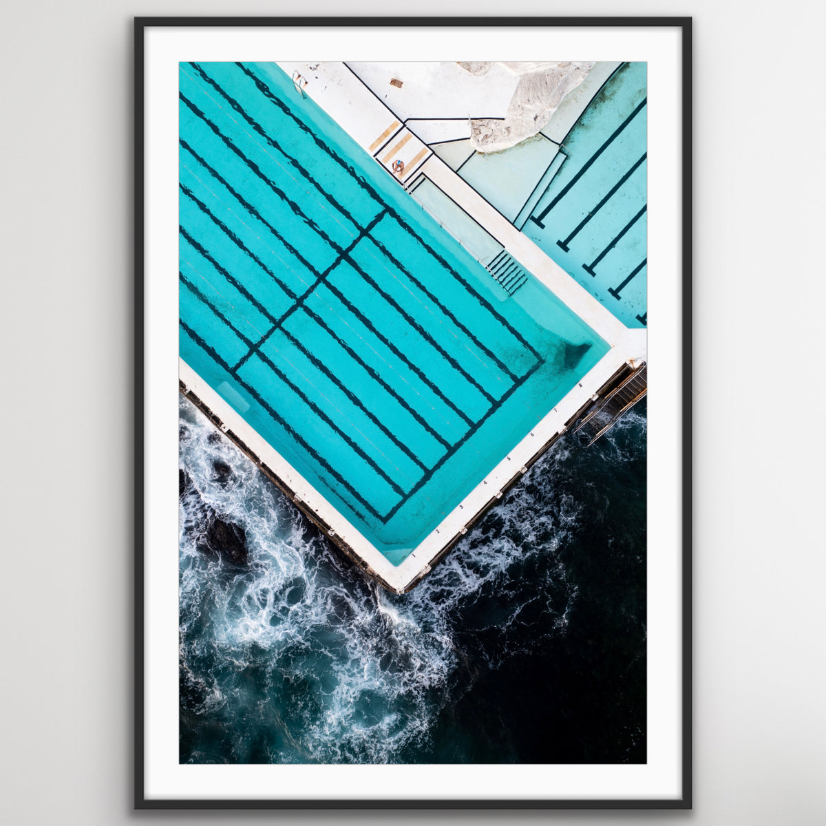 Bondi Icebergs coastal wall art Sydney
