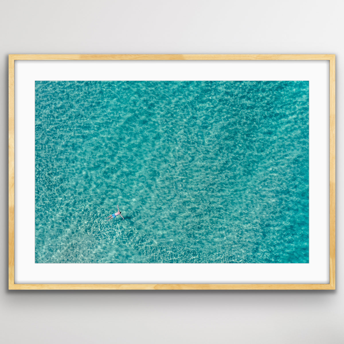 Sydney Bondi swimmer ocean fine art print