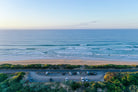 Sunrise from 13th Beach Carpark aerial wall art print Surf Coast Victoria