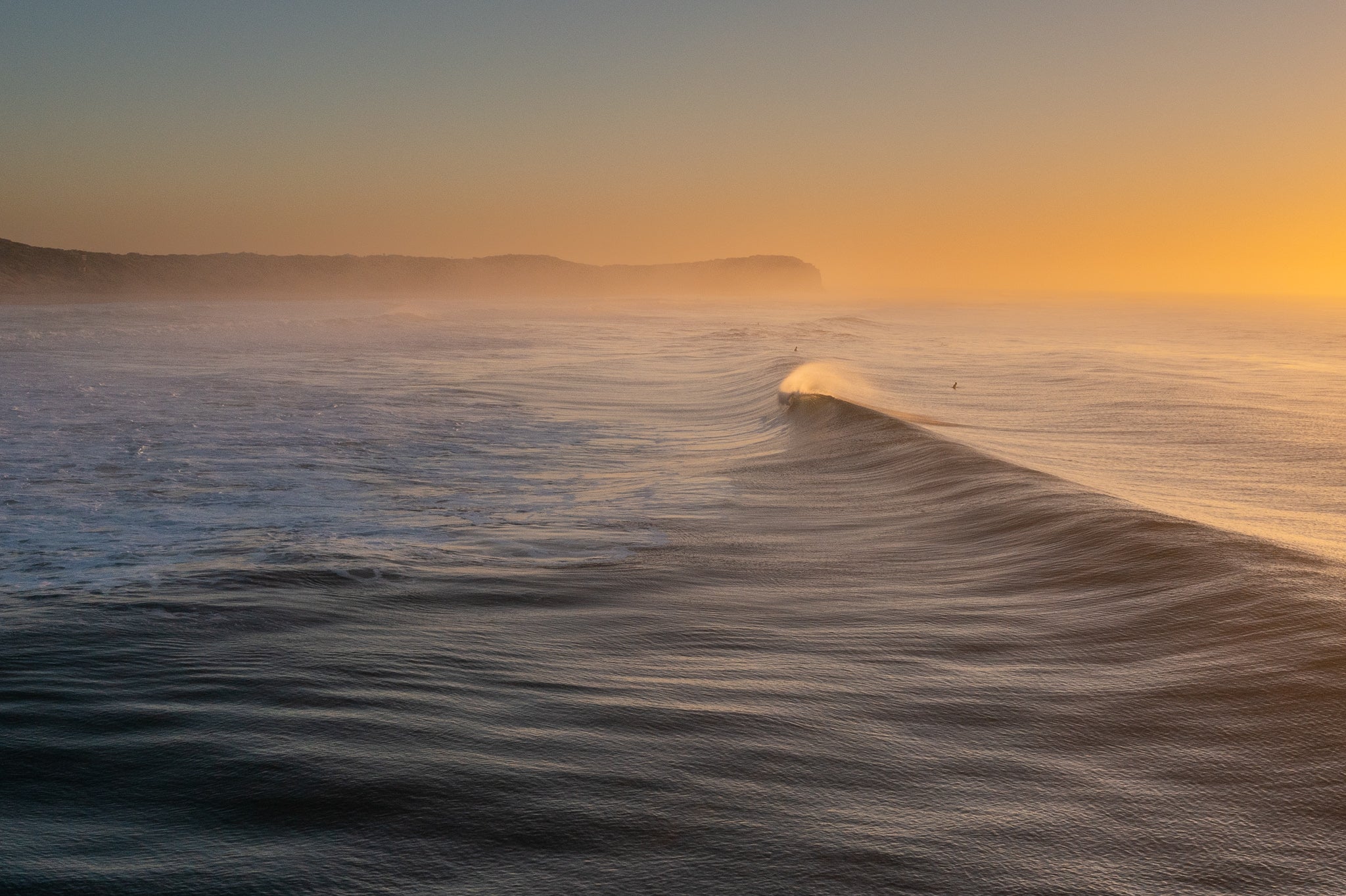 13th Beach Geelong sunrise wave wall art