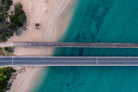 Barwon Heads Bridge aerial photography print Victoria wall art