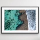 Bali Bingin Surfer aerial coastal landscape photo print