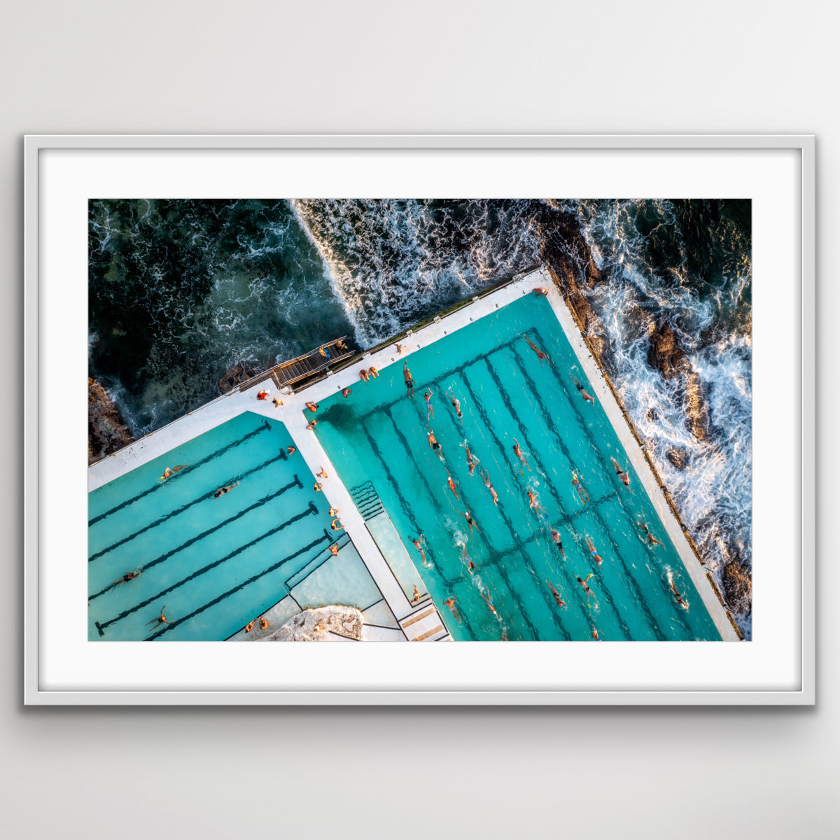 Bondi Icebergs ocean pool aerial photography