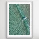 Bondi surfer drone photography print modern coastal wall art
