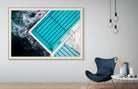 Bondi Icebergs Pool swimmer dramatic ocean photography print
