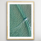 Single surfer riding wave at Bondi fine art print for coastal home decor