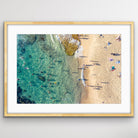 Bronte Beach aerial photography print Sydney coastal wall art