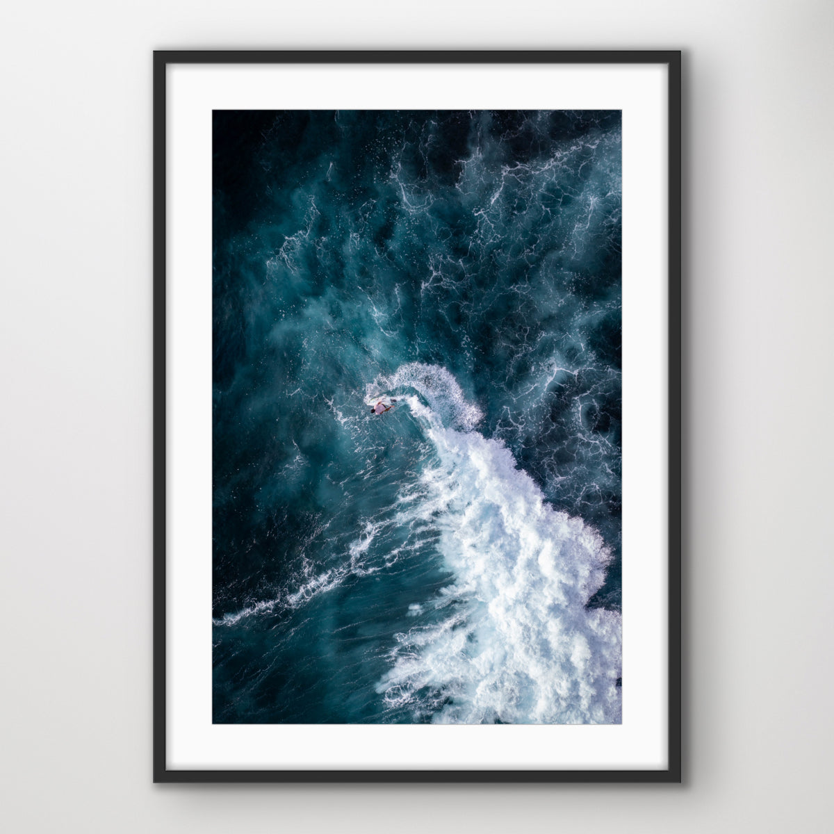 Lone surfer Bronte Beach coastal photography print
