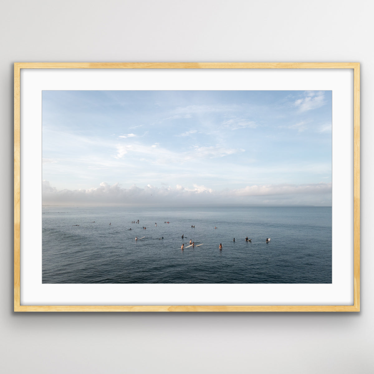 Drone aerial view of Canggu surf break fine art wall art photography print