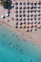 Colours of Kythira aerial photography print showing Greece coastal hues
