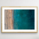 Coogee Beach aerial photography print coastal wall art Australia