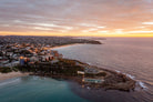 Freshwater Beach Sunrise aerial wall art print Sydney
