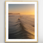 Sunrise wave texture Surf Coast print
