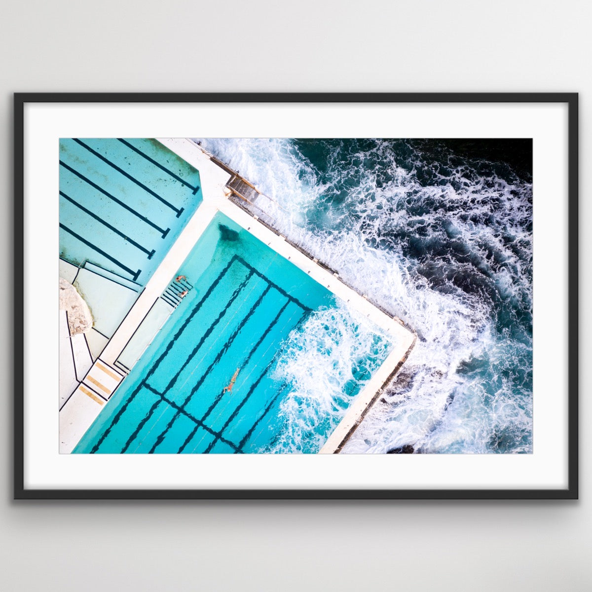 Icebergs Bondi From Above drone photography fine art print