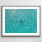 Greece Kythira aerial coastal landscape photo print with vibrant blue water
