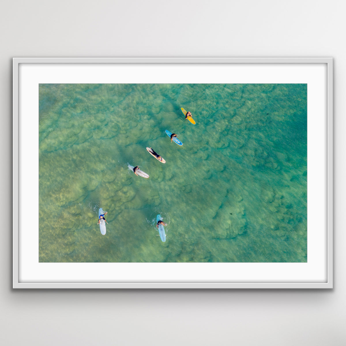 Manly surf lineup fine art print for coastal home decor