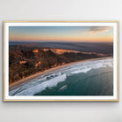 Coastal wall art of Point Addis at sunset – warm tones and seaside landscape