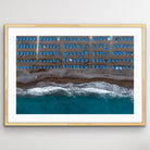 Amalfi Coast Positano beach sunbeds fine art print