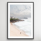 Single surfer riding wave at Bronte fine art print for coastal home decor