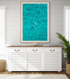 Solo Surfer Manly aerial wall art print Sydney”