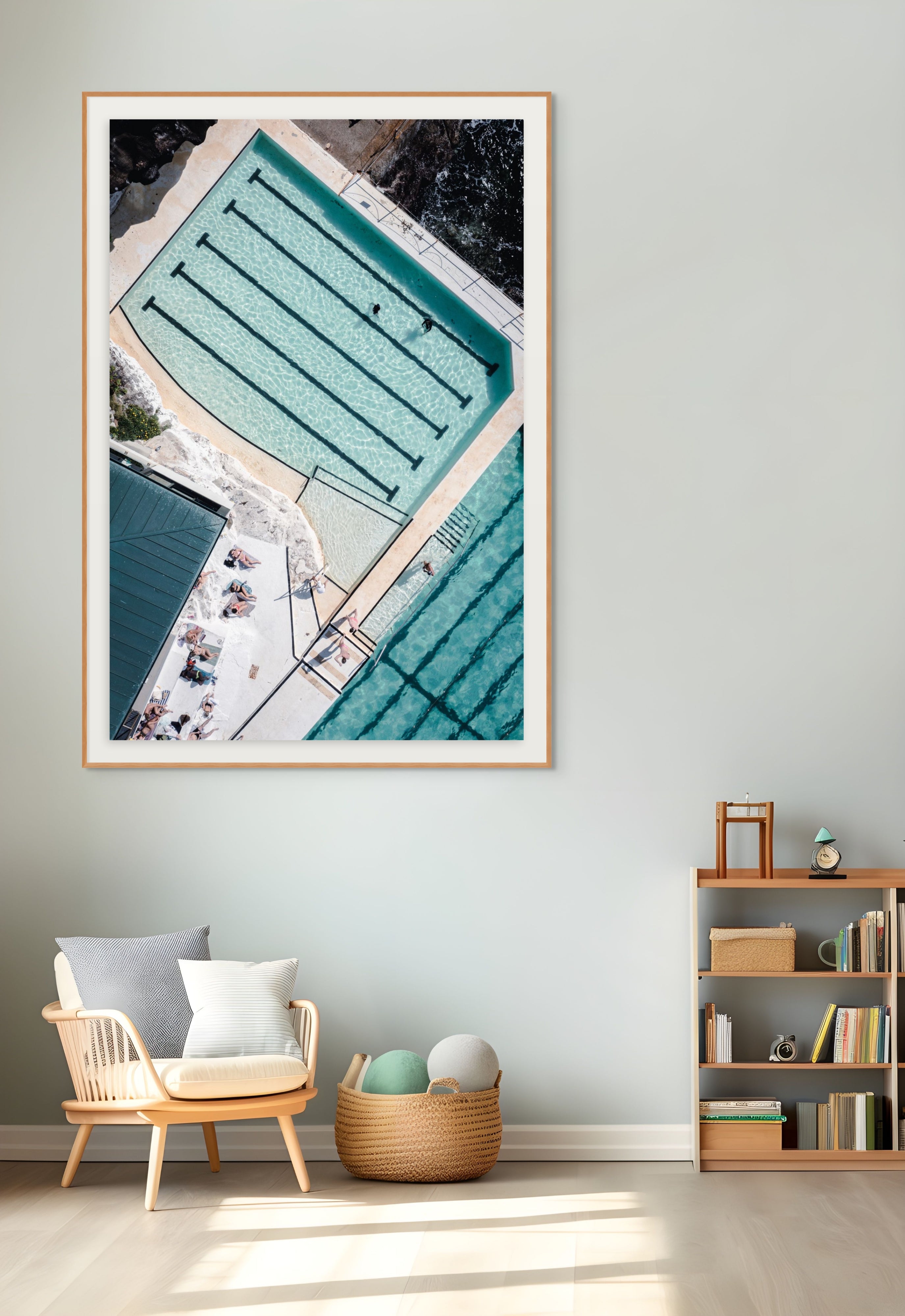 Bondi Beach Icebergs coastal lifestyle wall art