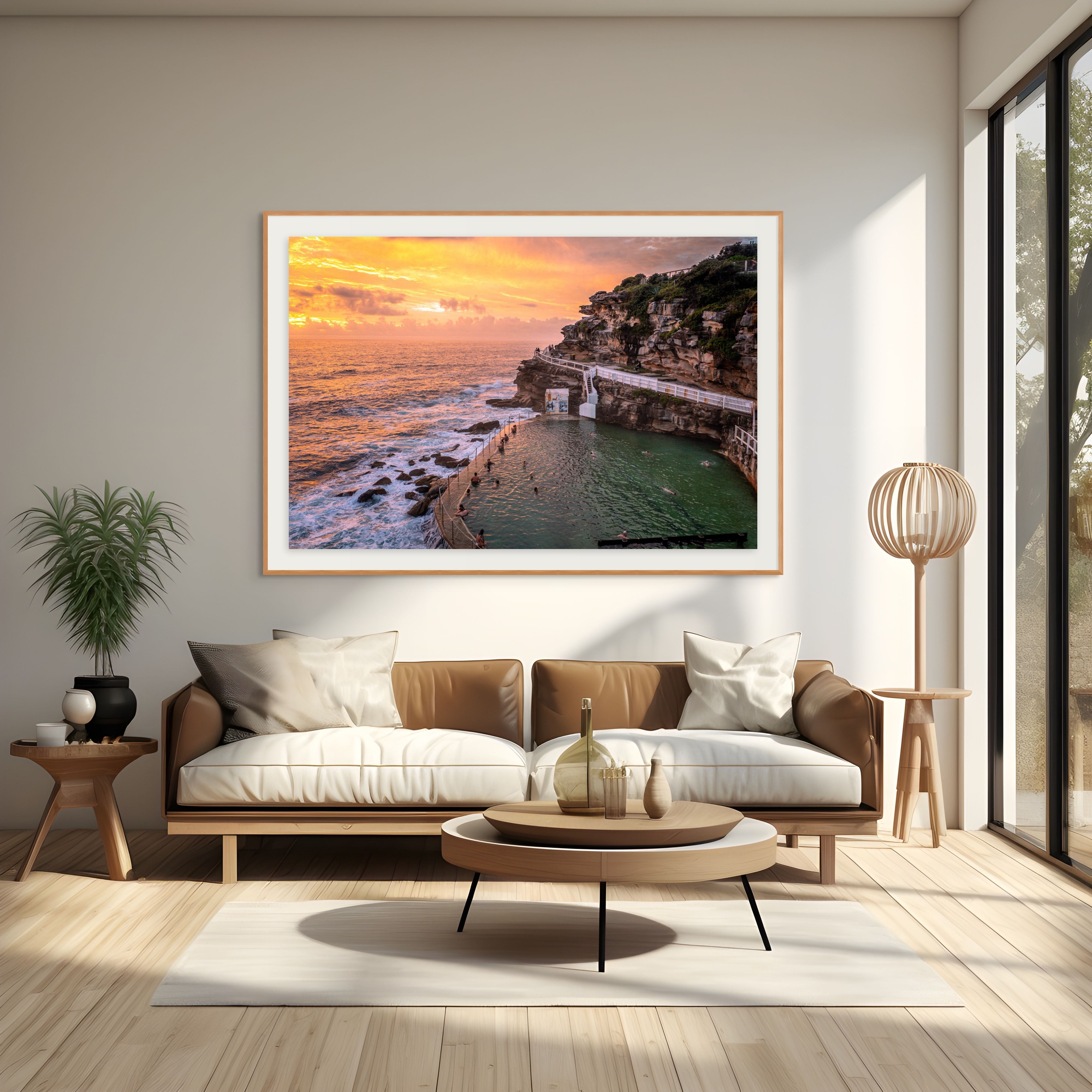 Best Seat in the House Bronte Sunrise aerial print captured by drone fine art photography