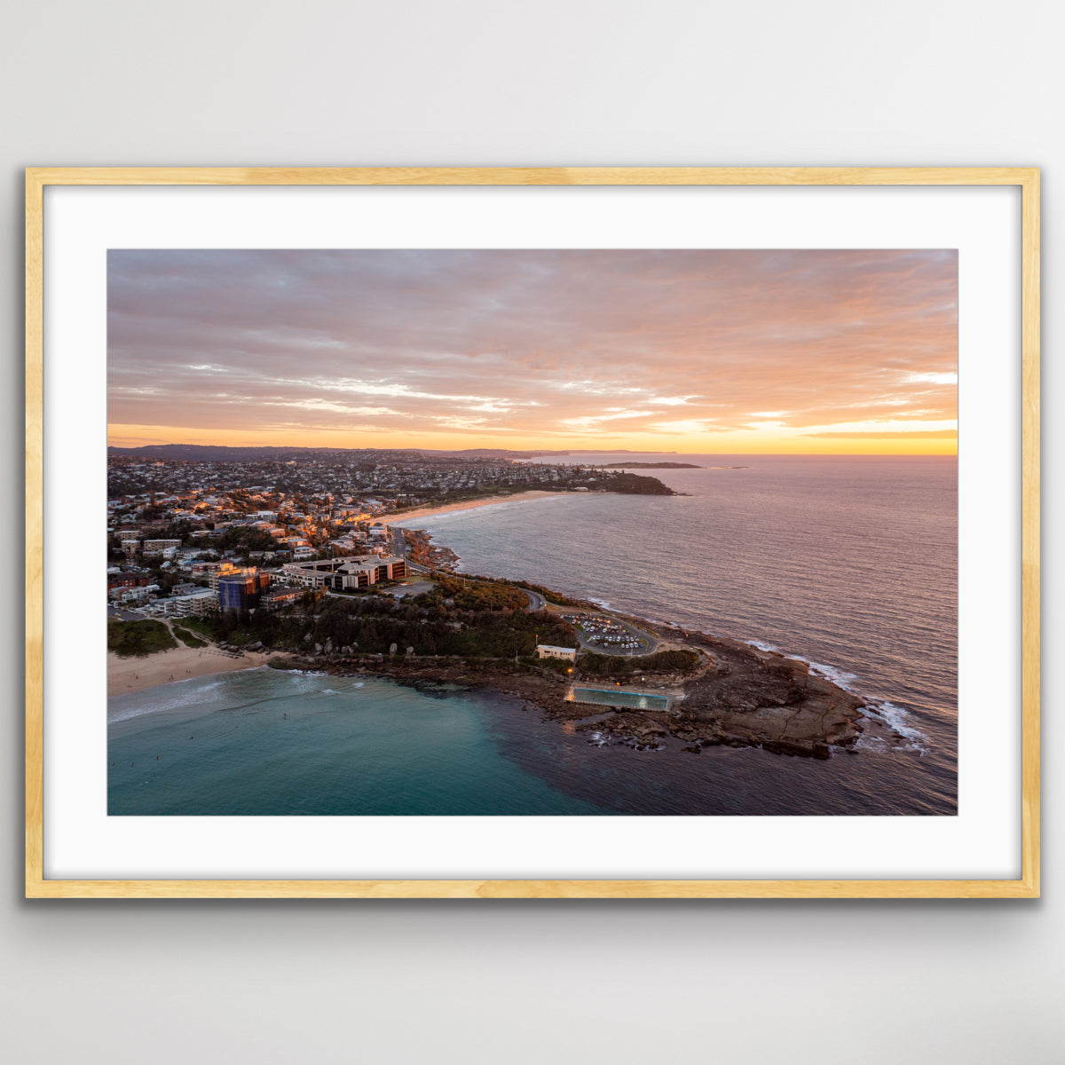 Sydney Freshwater Beach dawn ocean fine art print